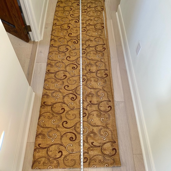 HORCHOW tone on tone curtain - Picture 6 of 12